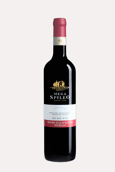 Μέγα Σπήλαιο 2021 <br> <span> ΜΑΥΡΟ ΚΑΛΑΒΡΥΤΙΝΟ & MERLOT </span>