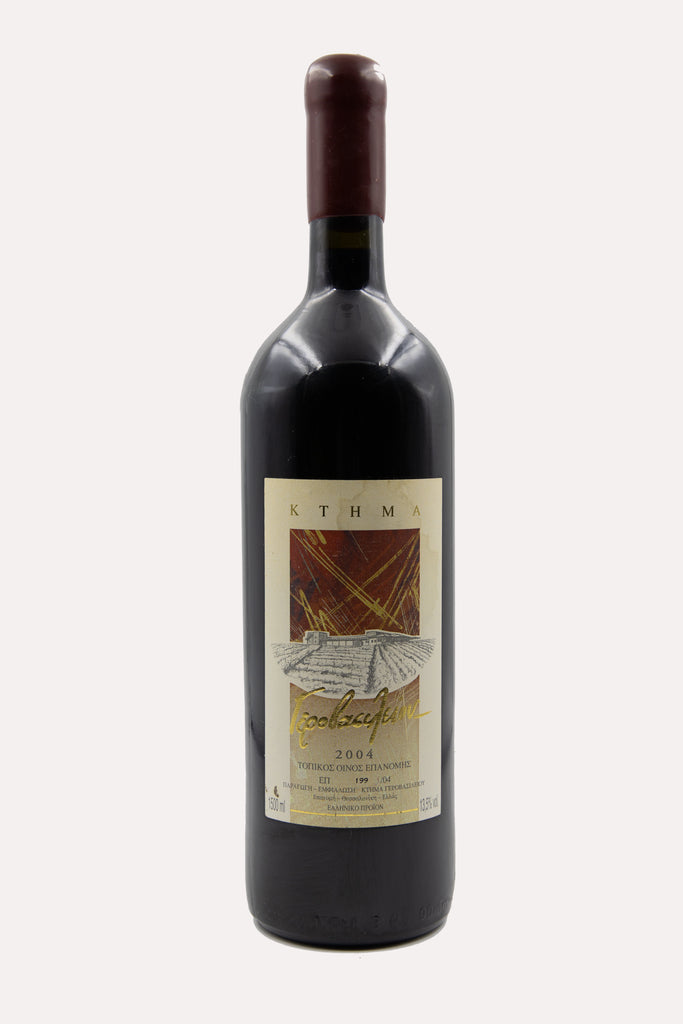 Κτήμα Γεροβασιλείου Ερυθρός 2004 <br> <span> MERLOT, SYRAH & ΛΗΜΝΙΟ </span>