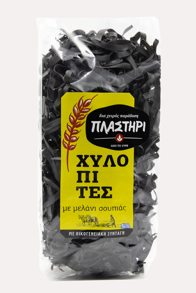 Χυλοπίτες <br> με μελάνι σουπιάς