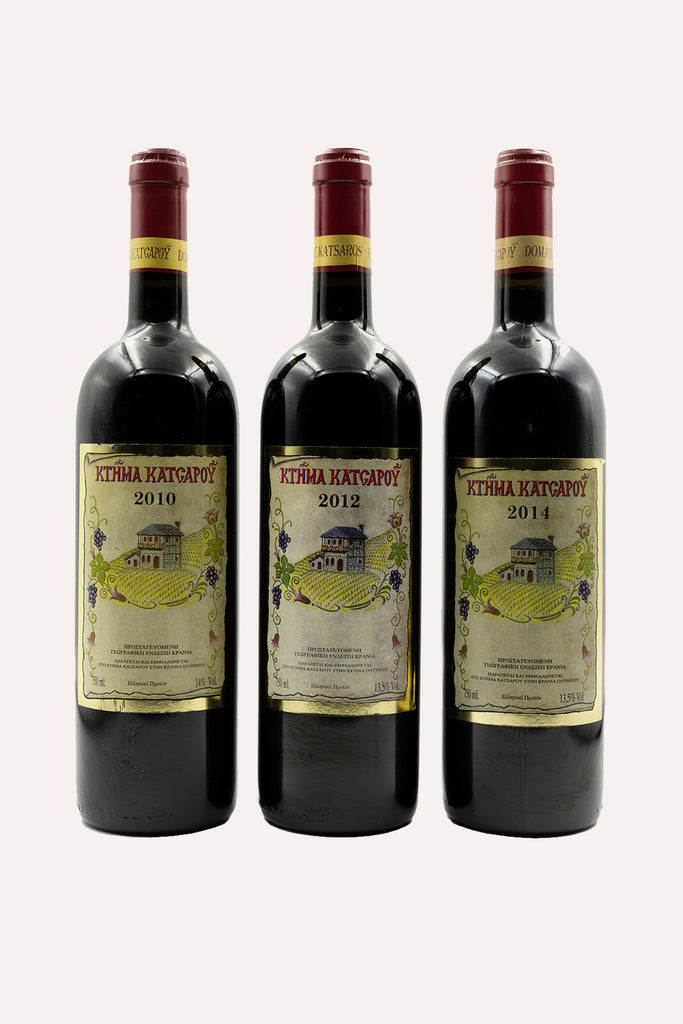 Κτήμα Κατσαρού 2010-2012-2014 <br> <span> CABERNET SAUVIGNON & MERLOT </span>