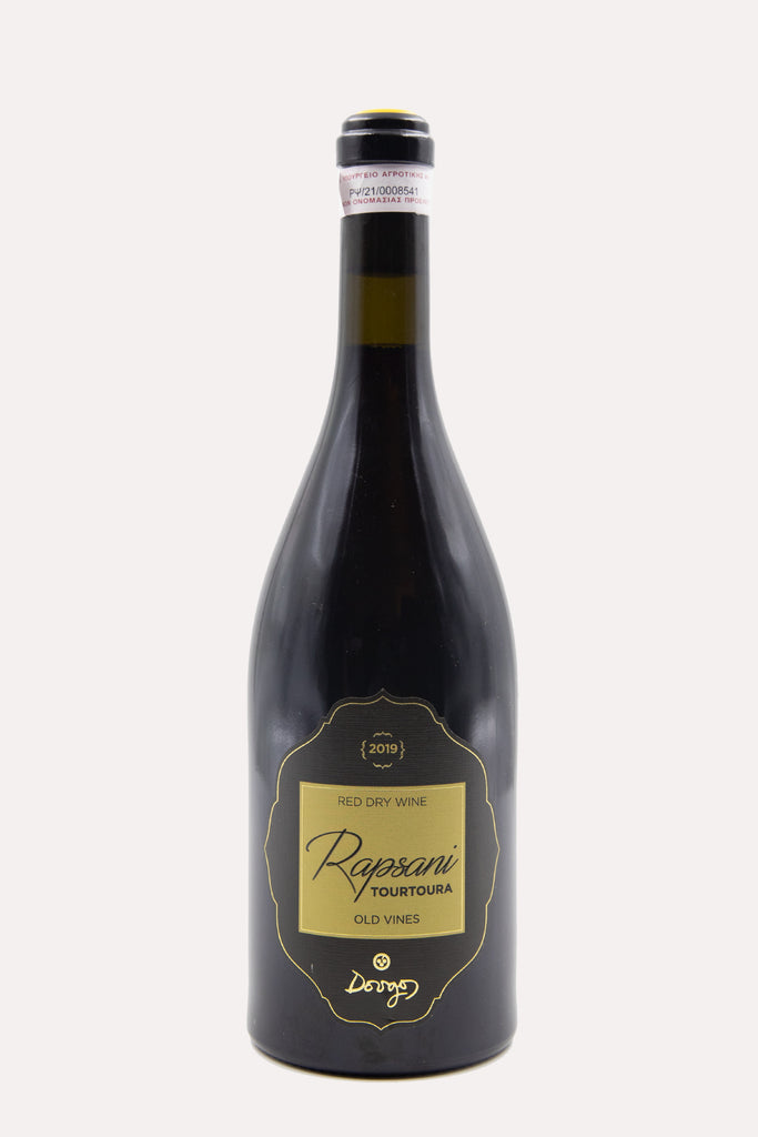 Ραψάνη Tourtoura <br> OLD VINES <br> 2020/2019 <br> <span> SINGLE VINEYARD </span>