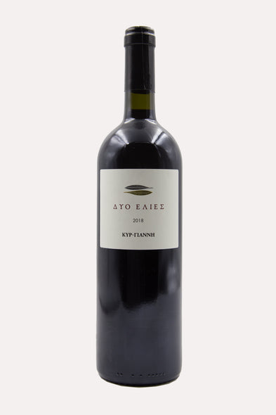 Δύο Ελιές 2019 <br> <span> SYRAH & MERLOT </span>