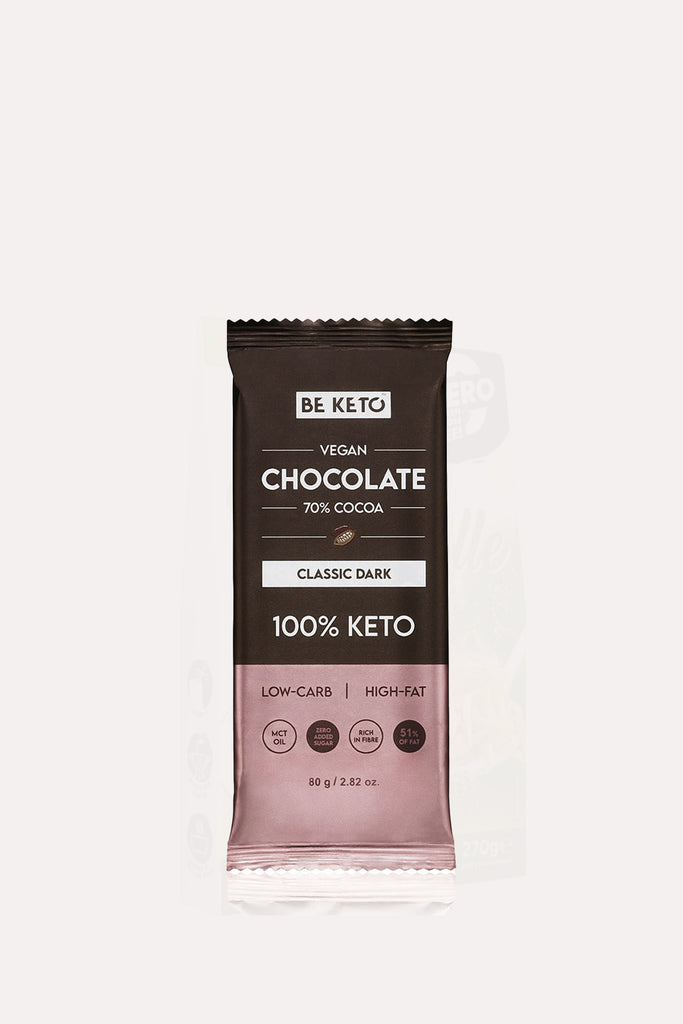 Σοκολάτα Μαύρη <br> Vegan Keto & MCT Oil <br> <span> 80gr </span>